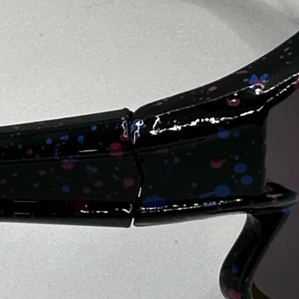 Kids Baseball/ Softball Black Speckled Sunglasses
